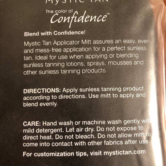 Mystic Tan mitt - Picture 4 of 4